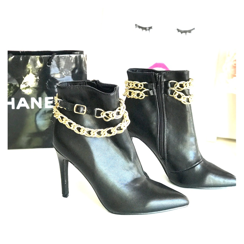 Black booties